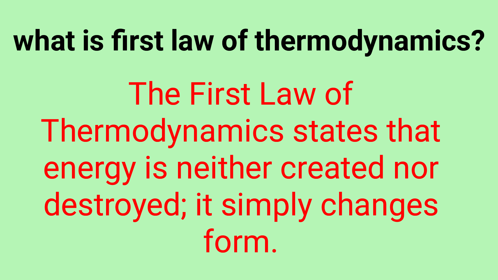 3.4 What Is First Law Of Thermodynamics